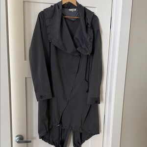 Hem & Thread Charcoal Hooded Utility Jacket
